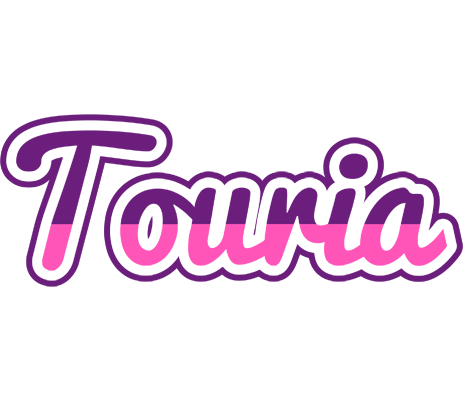 Touria cheerful logo