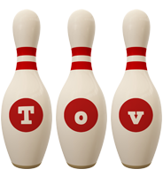 Tov bowling-pin logo