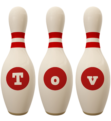 Tov bowling-pin logo