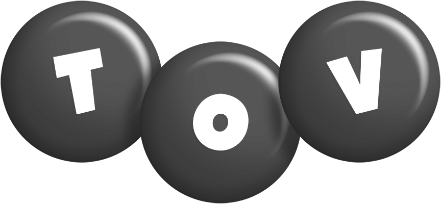 Tov candy-black logo