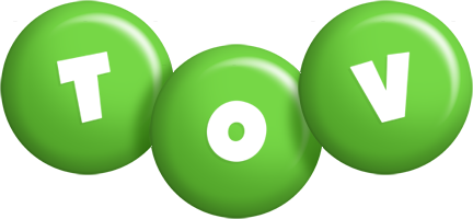 Tov candy-green logo