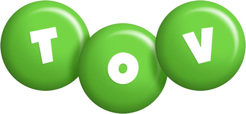 Tov candy-green logo