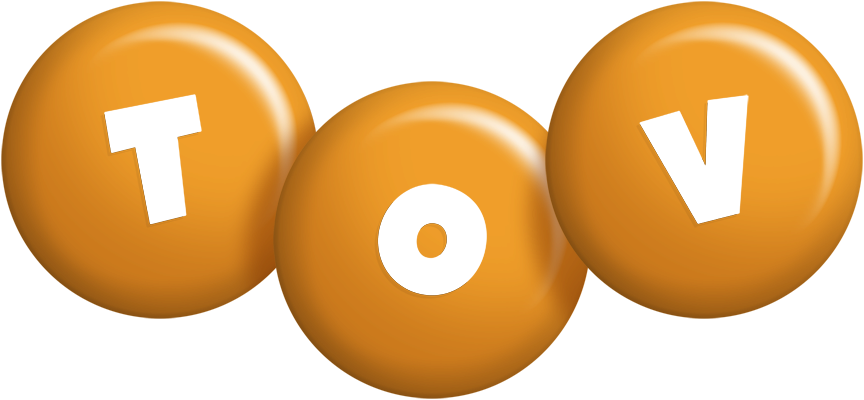 Tov candy-orange logo