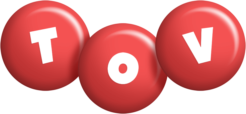Tov candy-red logo