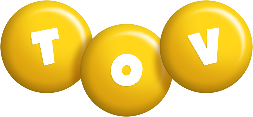 Tov candy-yellow logo