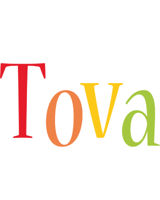 Tova birthday logo
