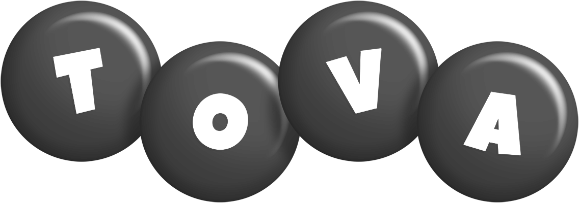 Tova candy-black logo