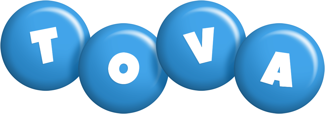 Tova candy-blue logo