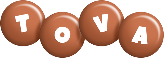 Tova candy-brown logo