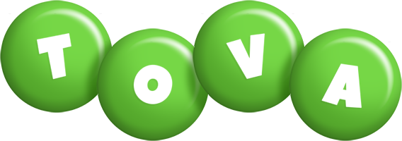 Tova candy-green logo