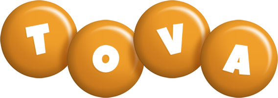 Tova candy-orange logo