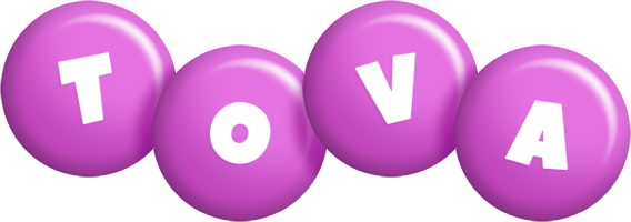 Tova candy-purple logo