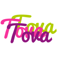 Tova flowers logo