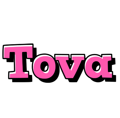 Tova girlish logo