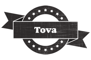 Tova grunge logo