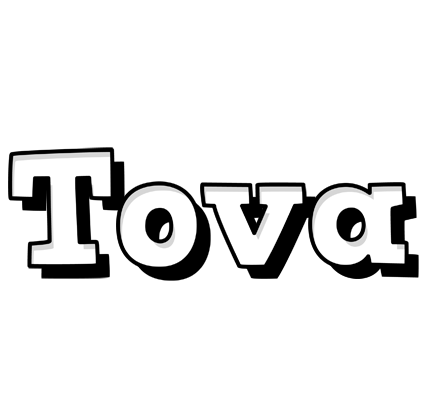 Tova snowing logo