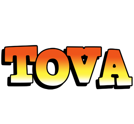 Tova sunset logo