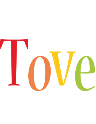 Tove birthday logo