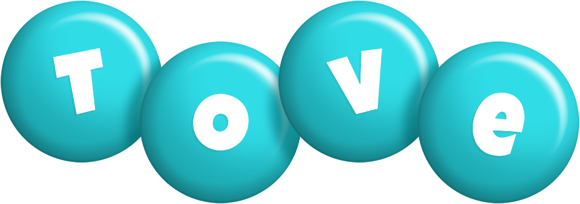 Tove candy-azur logo