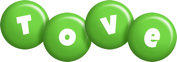 Tove candy-green logo