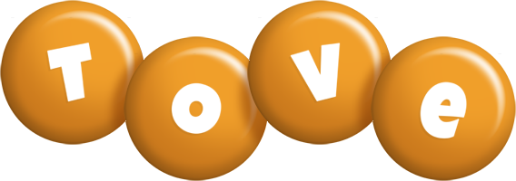 Tove candy-orange logo