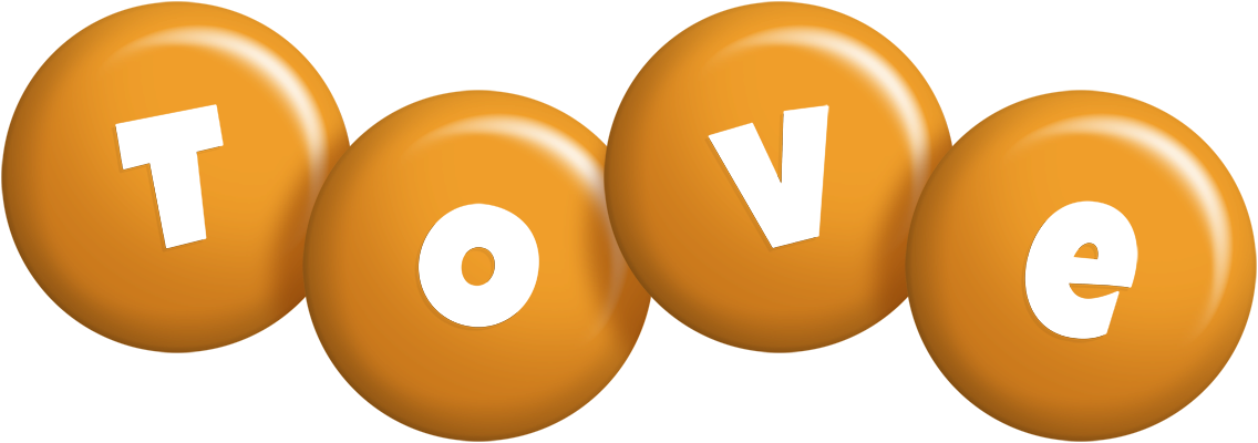 Tove candy-orange logo