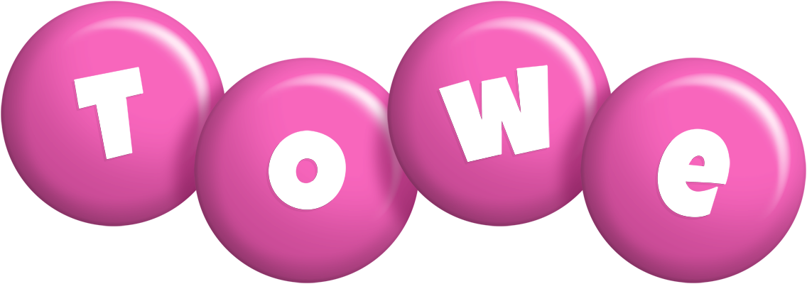 Towe candy-pink logo