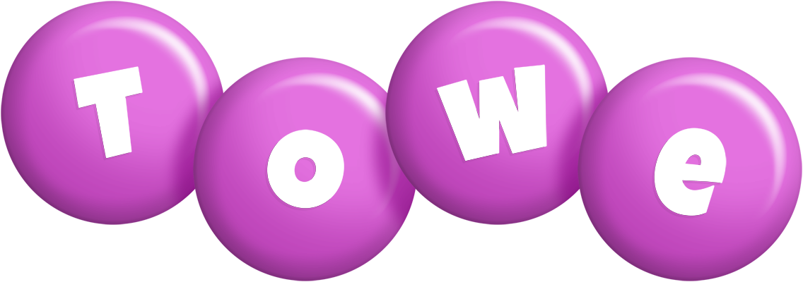 Towe candy-purple logo