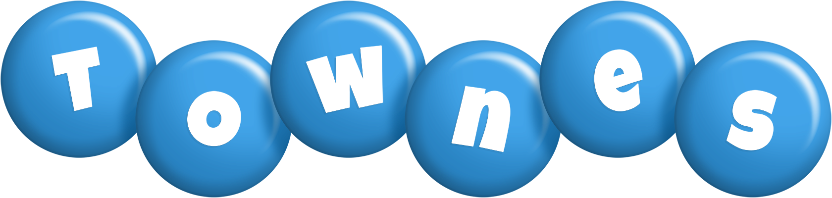 Townes candy-blue logo