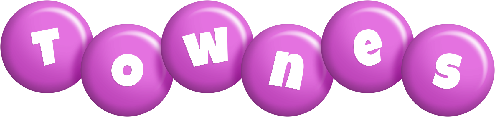 Townes candy-purple logo