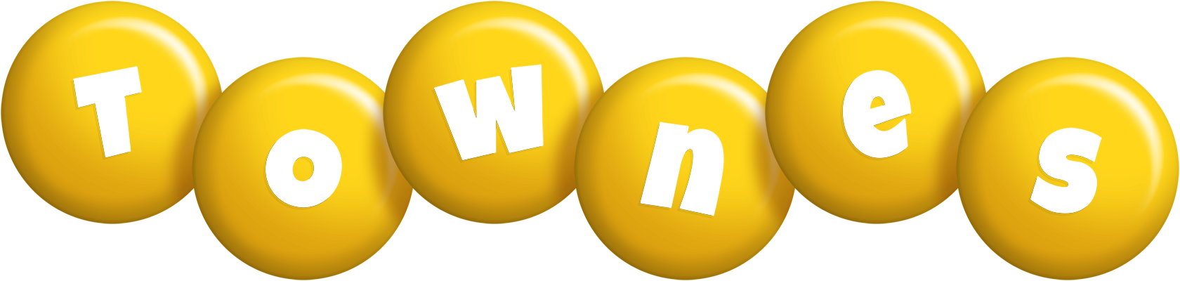 Townes candy-yellow logo