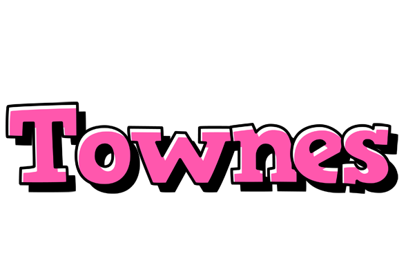 Townes girlish logo