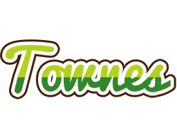 Townes golfing logo