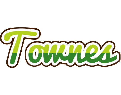 Townes golfing logo