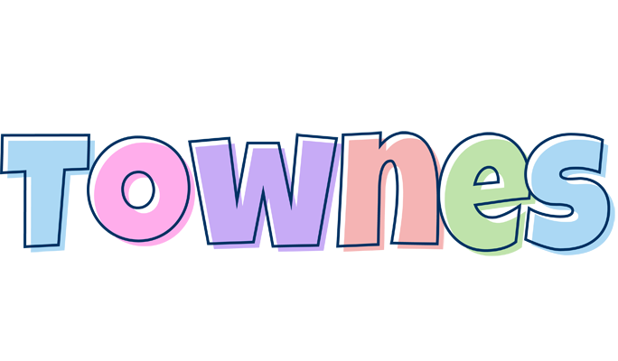 Townes pastel logo