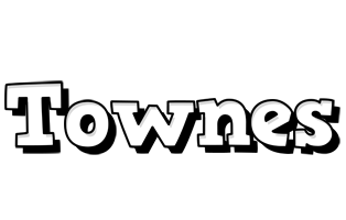 Townes snowing logo