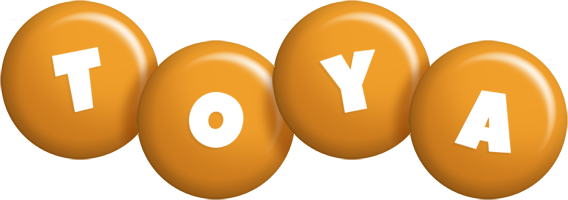 Toya candy-orange logo