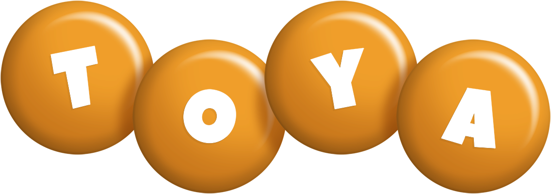 Toya candy-orange logo
