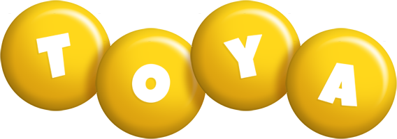 Toya candy-yellow logo