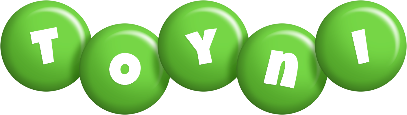 Toyni candy-green logo