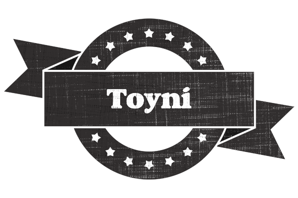 Toyni grunge logo