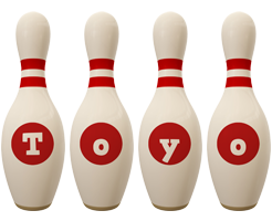 Toyo bowling-pin logo