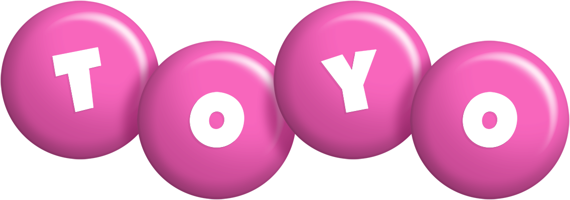 Toyo candy-pink logo