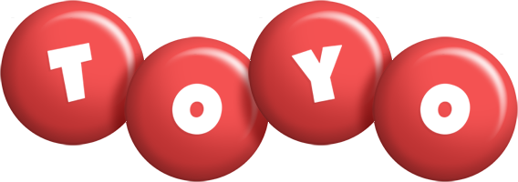 Toyo candy-red logo