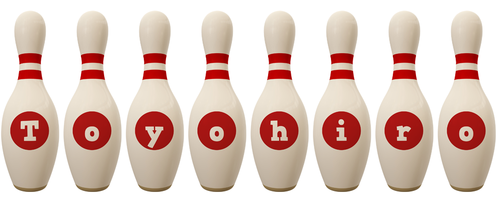 Toyohiro bowling-pin logo