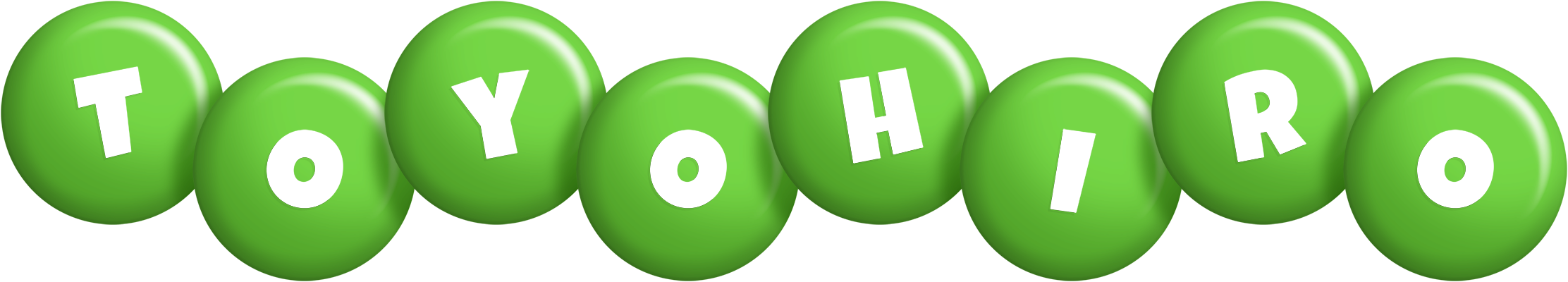 Toyohiro candy-green logo
