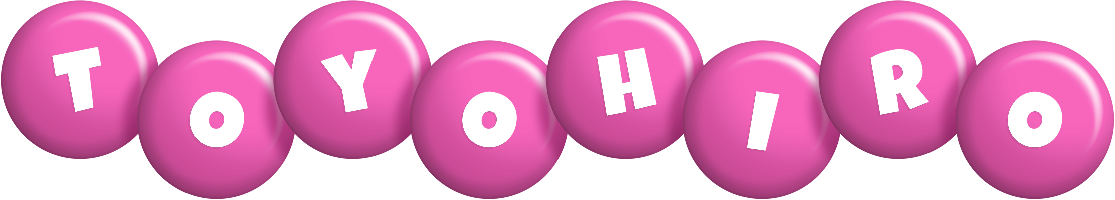 Toyohiro candy-pink logo