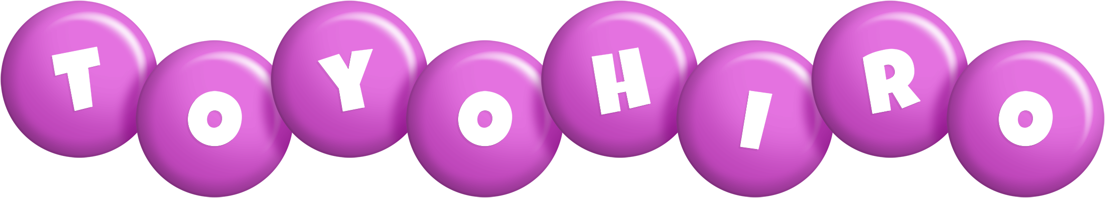 Toyohiro candy-purple logo