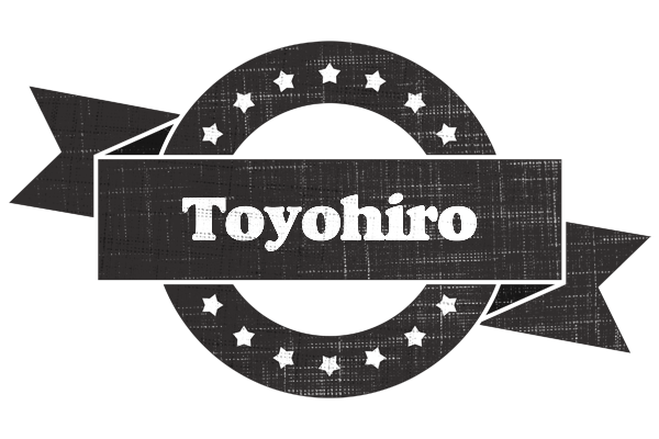 Toyohiro grunge logo