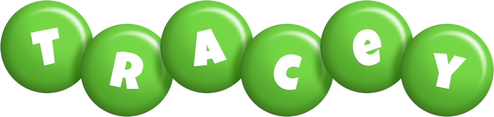 Tracey candy-green logo